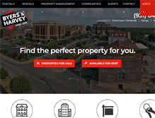 Tablet Screenshot of byersandharvey.com